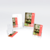 Lot supports plexiglass 1/3 A4 - A4 - A5