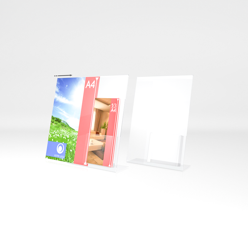 Support plexiglass A4 + 1/3 A4