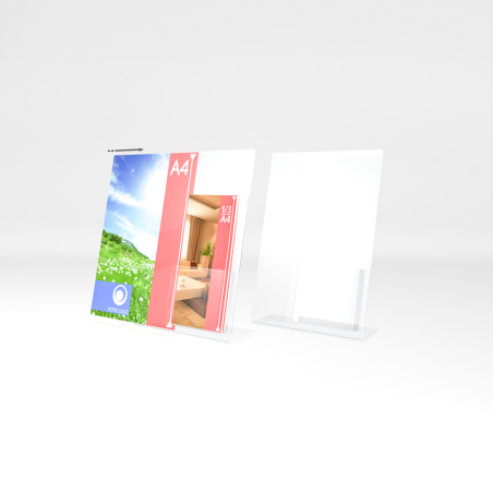 Support plexiglass A4 + 1/3 A4